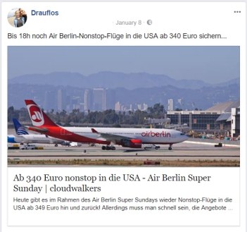 Air Berlin Schnäppchen